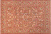 handmade Traditional Brown Green Hand Knotted RECTANGLE 100% WOOL area rug 8' x 10'