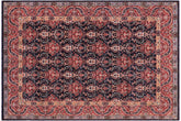 handmade Transitional Kafkaz Blue Red Hand Knotted RECTANGLE 100% WOOL area rug 8' x 10'