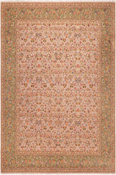 handmade Traditional Grey Green Hand Knotted RECTANGLE 100% WOOL area rug 8'X10'