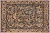 handmade Traditional Design Lt. Gray Lt. Gray Hand Knotted RECTANGLE 100% WOOL area rug 8'X10'
