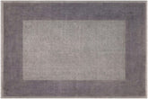 handmade Over Dyed Over Dyed Gray Drk. Gray Hand Knotted RECTANGLE 100% WOOL area rug 8' x 10'