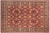 handmade Transitional Red Blue Hand Knotted RECTANGLE 100% WOOL area rug 8x10