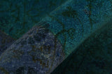 A10606, 4 1"x 6 0",Over Dyed ,4x6,Blue,GREEN,Hand-knotted ,Pakistan ,100% Wool ,Rectangle ,652671193347