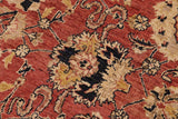 handmade Traditional Kafkaz Red Blue Hand Knotted RECTANGLE 100% WOOL area rug 9  x 12