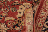 handmade Traditional Kafkaz Red Blue Hand Knotted RECTANGLE 100% WOOL area rug 9  x 12