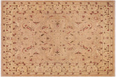 handmade Traditional Kafkaz Khaki Lt. Gold Hand Knotted RECTANGLE 100% WOOL area rug 9x12