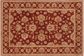 handmade Traditional Kafkaz Rust Beige Hand Knotted RECTANGLE 100% WOOL area rug 9x12