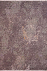 handmade Modern Kafkaz Brown Green Hand Knotted RECTANGLE WOOL&SILK area rug 6X9