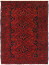 handmade Tribal Biljik Khal Mohammadi Dark Red Black Hand Knotted RUNNER 100% WOOL area rug 3 x 6