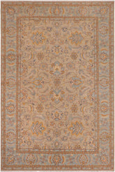 handmade Traditional Kafkaz Gray Blue Hand Knotted RECTANGLE 100% WOOL area rug 10X14