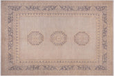 handmade Traditional Kafkaz Lt. Gray Drk. Gray Hand Knotted RECTANGLE 100% WOOL area rug 9' x 12'