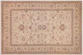 handmade Traditional Kafkaz Ivory Tan Hand Knotted RECTANGLE 100% WOOL area rug 10x14