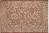 handmade Traditional Kafkaz Lt. Brown Tan Hand Knotted RECTANGLE 100% WOOL area rug 10x13