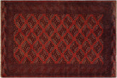 handmade Geometric Antique Lt. Rust Blue Hand Knotted RECTANGLE 100% WOOL area rug 5x7