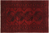handmade Geometric Antique Bokhara Rust Blue Hand Knotted RECTANGLE 100% WOOL area rug 5x7