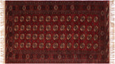 handmade Geometric Antique Red Ivory Hand Knotted RECTANGLE 100% WOOL area rug 7x10