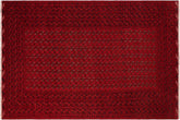handmade Geometric Antique Red Black Hand Knotted RECTANGLE 100% WOOL area rug 7x10
