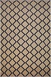 Flat Weave Kilim Antique Navaho Vintage handmade Modern Kilim Beige Black Hand-Woven Rectangle 100% Wool Area Rug 10x13
