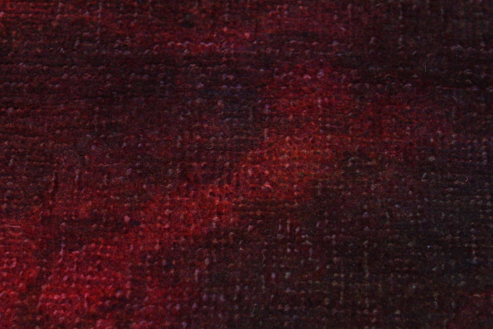 A11711 711"x 910"Over Dyed 8x10BurgundyBLUEHand-knotted Pakistan 100% Wool Rectangle 652671214554