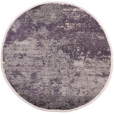 handmade Modern Round Kafkaz Grey Green Hand Knotted ROUND WOOL&SILK area rug 8' x 8'