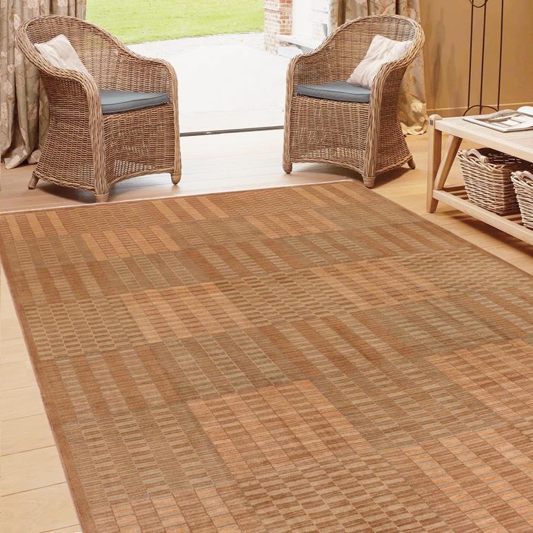 handmade Modern Gabbeh Brown Beige Hand Knotted RECTANGLE 100% WOOL area rug 10 X13