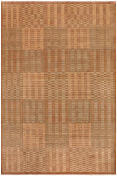 handmade Modern Gabbeh Brown Beige Hand Knotted RECTANGLE 100% WOOL area rug 10 X13