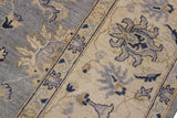 handmade Traditional Kafkaz Grey Ivory Hand Knotted RECTANGLE 100% WOOL area rug 10 x 14