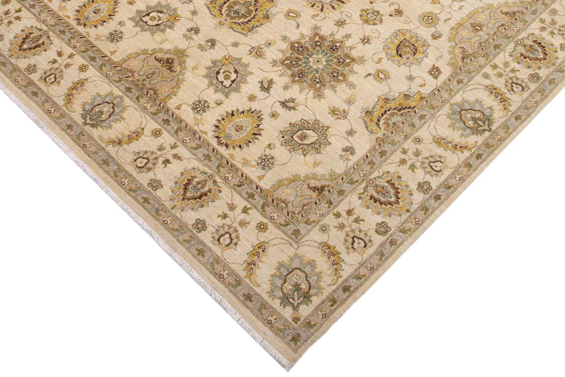 handmade Traditional Kafkaz Beige Beige Hand Knotted RECTANGLE 100% WOOL area rug 8 x 10