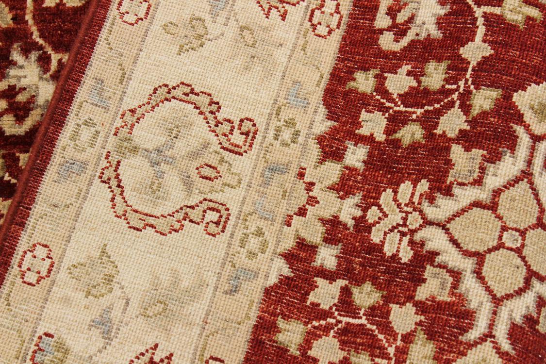 handmade Traditional Kafkaz Red Ivory Hand Knotted RECTANGLE 100% WOOL area rug 4 x 6
