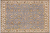 Eclectic Ziegler Sparrow Gray/Ivory Hand-Knotted Wool Rug - 8'3'' x 9'8''