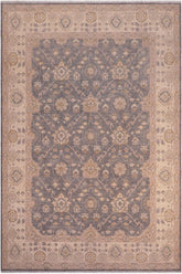 handmade Traditional Kafkaz Grey Beige Hand Knotted RECTANGLE 100% WOOL area rug 8X10