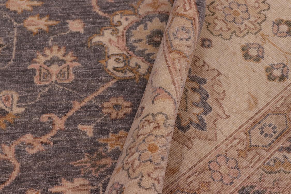 handmade Traditional Kafkaz Grey Beige Hand Knotted RECTANGLE 100% WOOL area rug 8 x 10