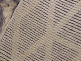 handmade Modern Moroccan Ivory Grey Hand Knotted RECTANGLE 100% WOOL area rug 4x6