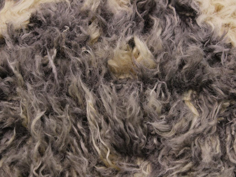 handmade Modern Moroccan Grey Ivory Hand Knotted RECTANGLE 100% WOOL area rug 5x8