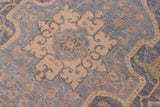 handmade Traditional Kafkaz Gray Lt. Blue Hand Knotted RECTANGLE 100% WOOL area rug 8 x 10