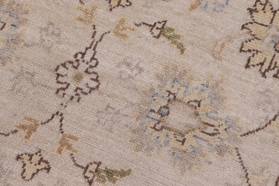 handmade Traditional Kafkaz Ivory Gold Hand Knotted RECTANGLE 100% WOOL area rug 3 x 5