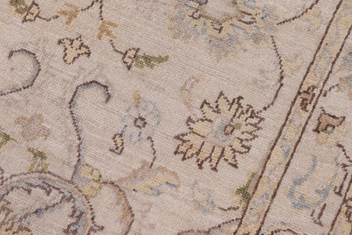 handmade Traditional Kafkaz Ivory Gold Hand Knotted RECTANGLE 100% WOOL area rug 3 x 5