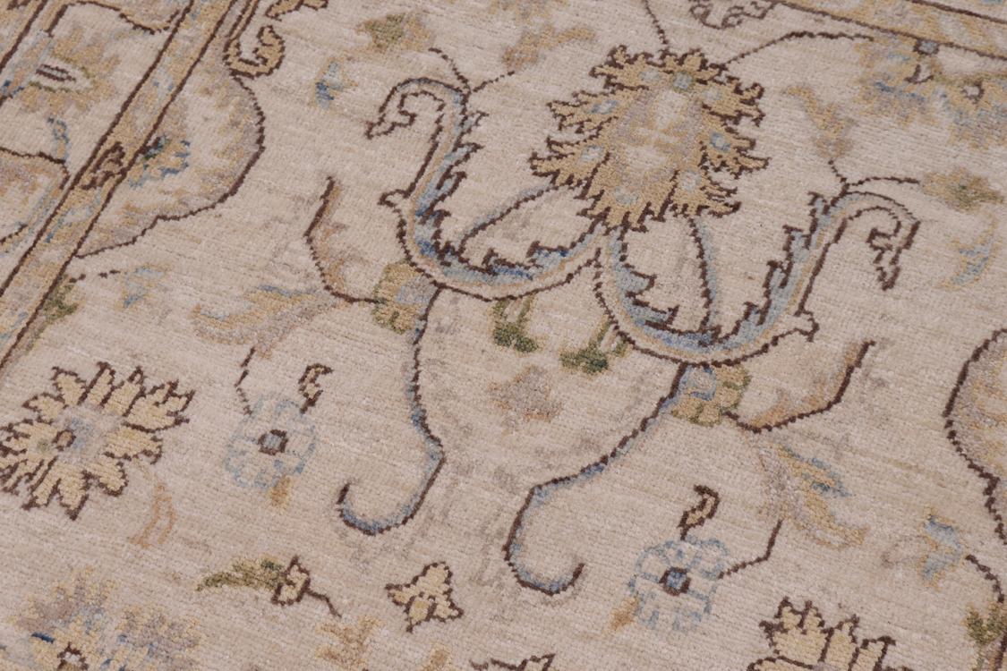 handmade Traditional Kafkaz Ivory Gold Hand Knotted RECTANGLE 100% WOOL area rug 3 x 5