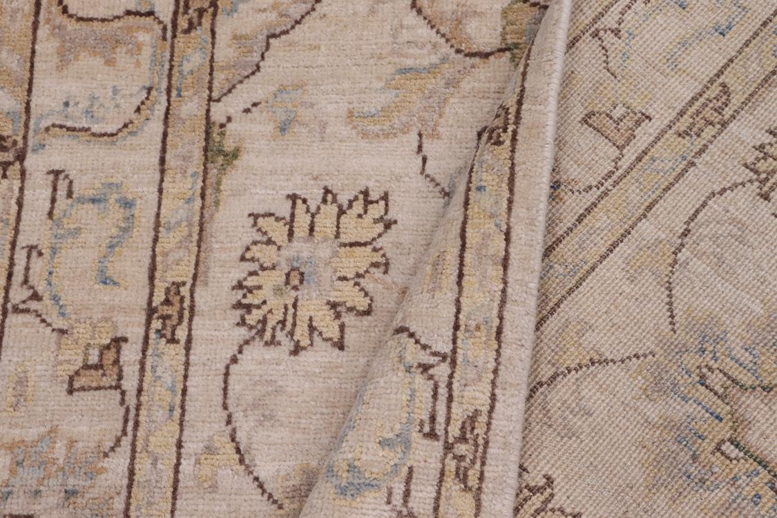 handmade Traditional Kafkaz Ivory Gold Hand Knotted RECTANGLE 100% WOOL area rug 3 x 5