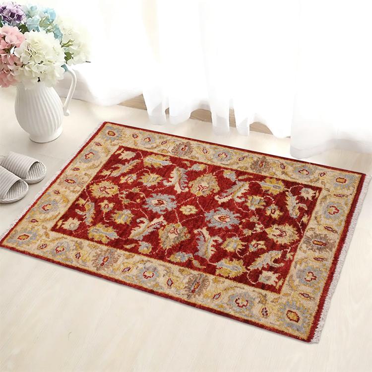 handmade Traditional Kafkaz Red Ivory Hand Knotted RECTANGLE 100% WOOL area rug 2 x 3