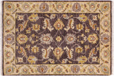 handmade Traditional Kafkaz Brown Ivory Hand Knotted RECTANGLE 100% WOOL area rug 2x3