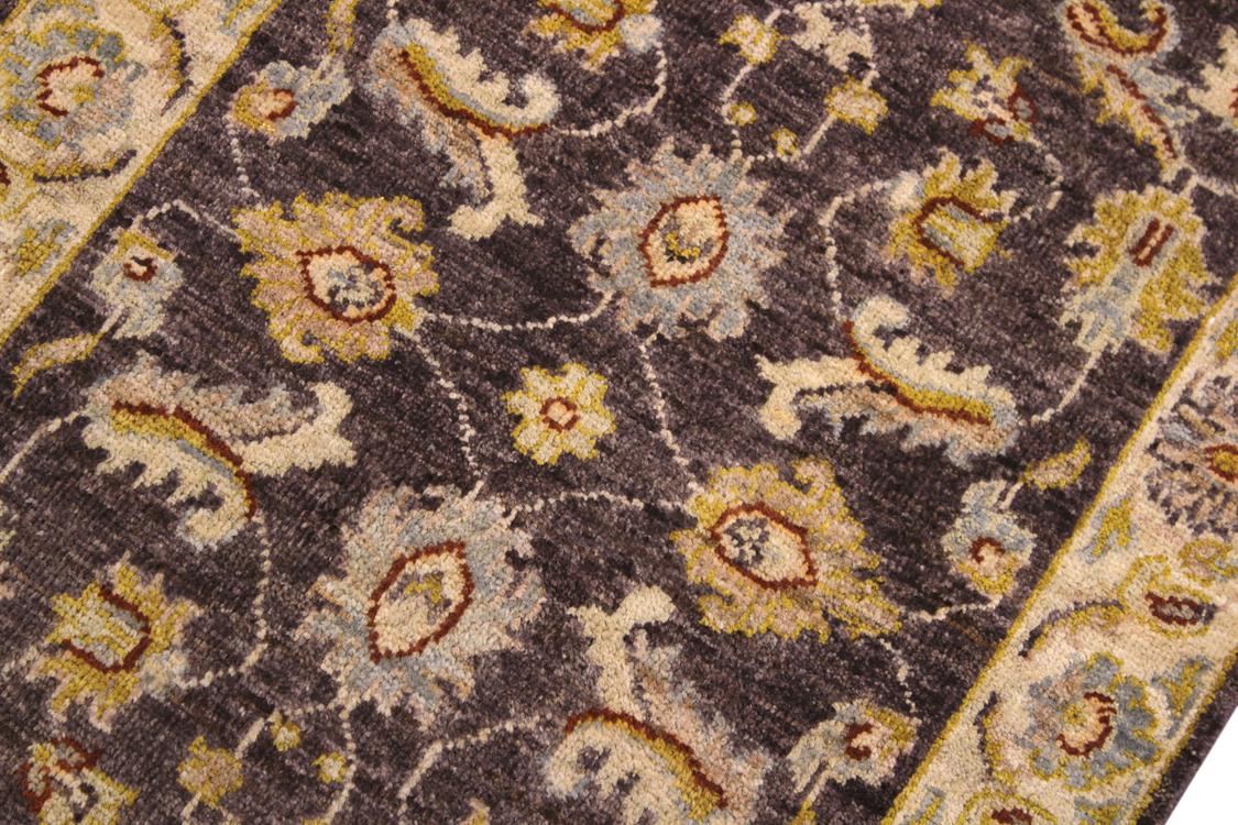 handmade Traditional Kafkaz Brown Ivory Hand Knotted RECTANGLE 100% WOOL area rug 2 x 3