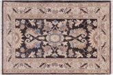 handmade Traditional Kafkaz Grey Ivory Hand Knotted RECTANGLE 100% WOOL area rug 2' x 3'