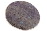 A11869, 710"x 8 0",Modern ,8x8,Grey,BLUE,Hand-knotted ,Pakistan ,100% Wool ,Round ,652671216022