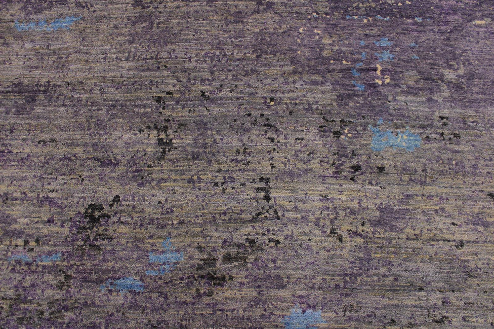 A11869, 710"x 8 0",Modern ,8x8,Grey,BLUE,Hand-knotted ,Pakistan ,100% Wool ,Round ,652671216022