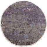 A11869, 710"x 8 0",Modern ,8x8,Grey,BLUE,Hand-knotted ,Pakistan ,100% Wool ,Round ,652671216022