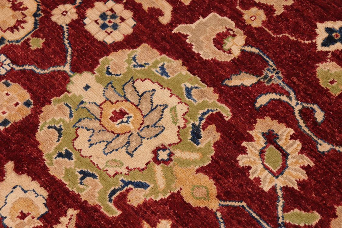 handmade Traditional Kafkaz Red Blue Hand Knotted RECTANGLE 100% WOOL area rug 10 x 14