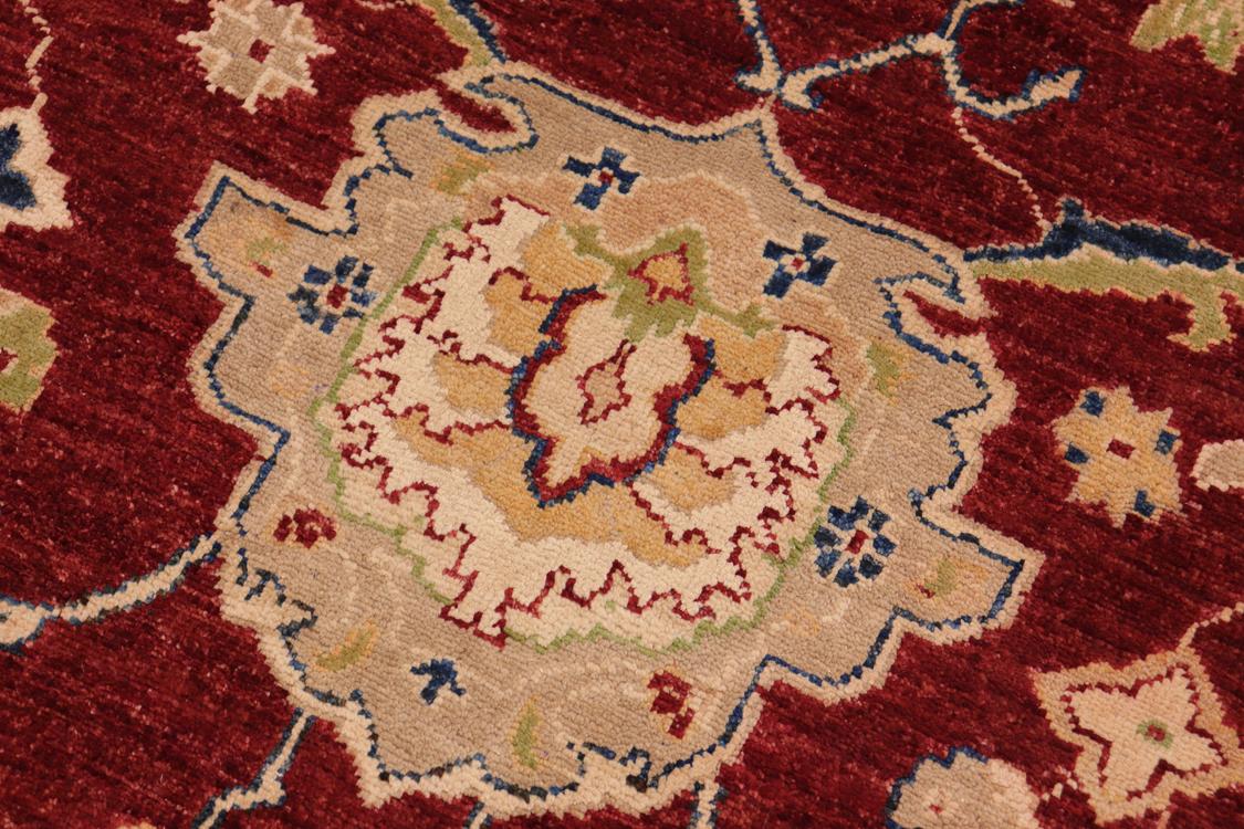 handmade Traditional Kafkaz Red Blue Hand Knotted RECTANGLE 100% WOOL area rug 10 x 14