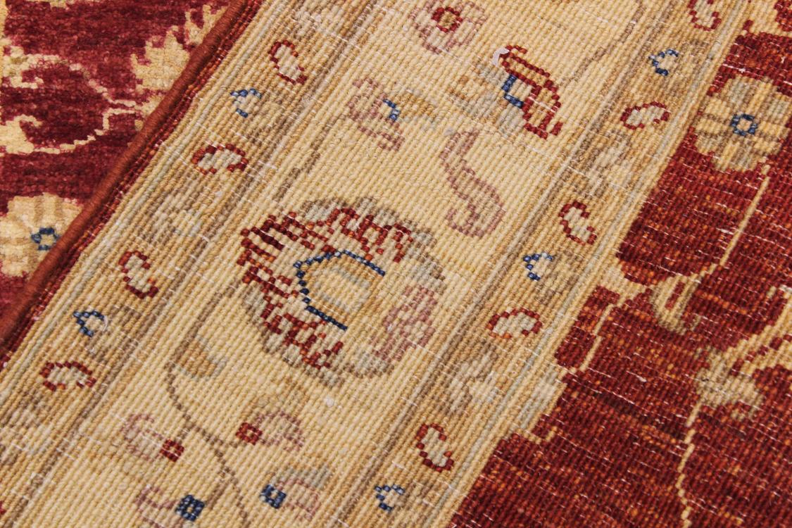 handmade Traditional Kafkaz Red Ivory Hand Knotted RECTANGLE 100% WOOL area rug 3 x 5