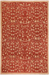 handmade Modern Kafkaz Red Tan Hand Knotted RECTANGLE 100% WOOL area rug 10X13